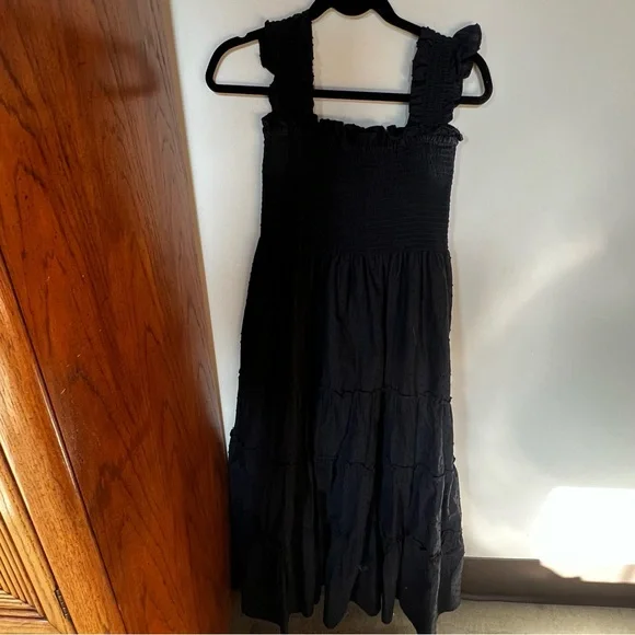 Kourt black dot tiered dress size XL - Picture 2 of 6